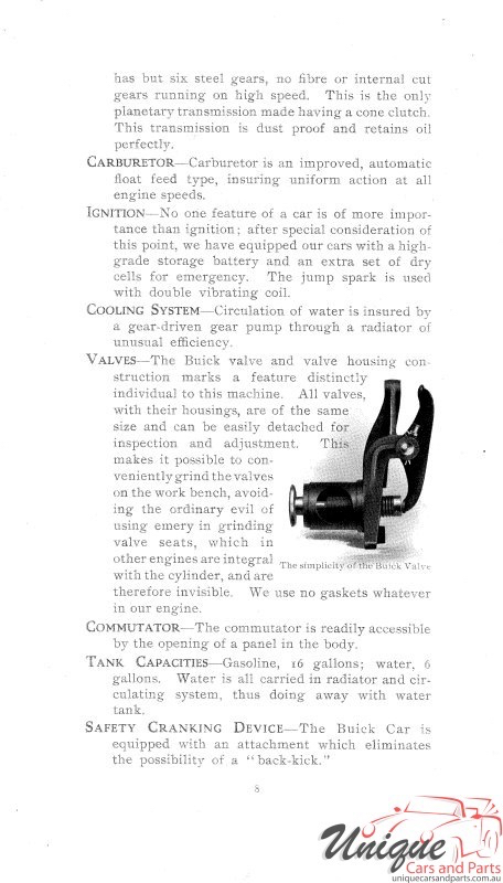 1906 Buick Brochure Page 3